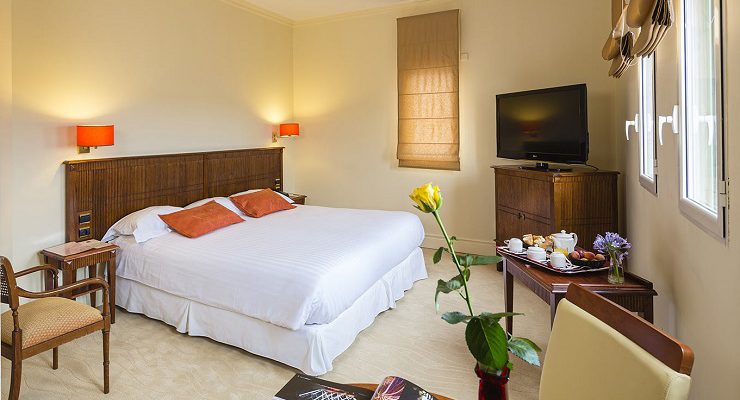 A double room at Palmyra Golf Hotel, Cap d'Agde, South of France. Golf Planet Holidays.
