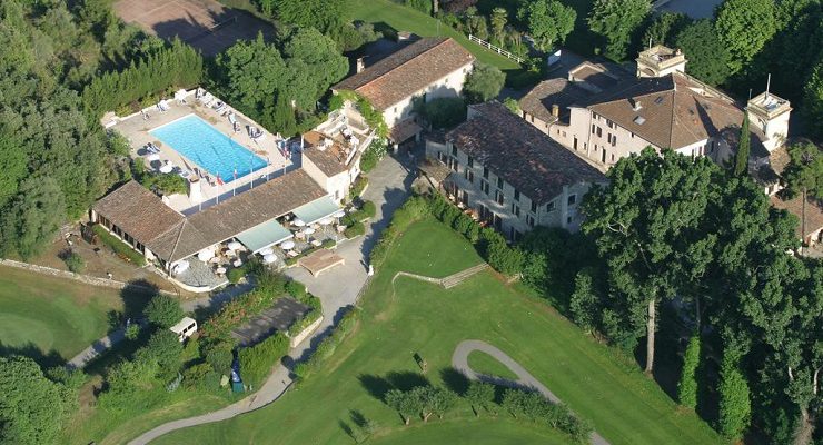 Aerial view of Chateau de la Begude, South of France. Golf Planet Holidays