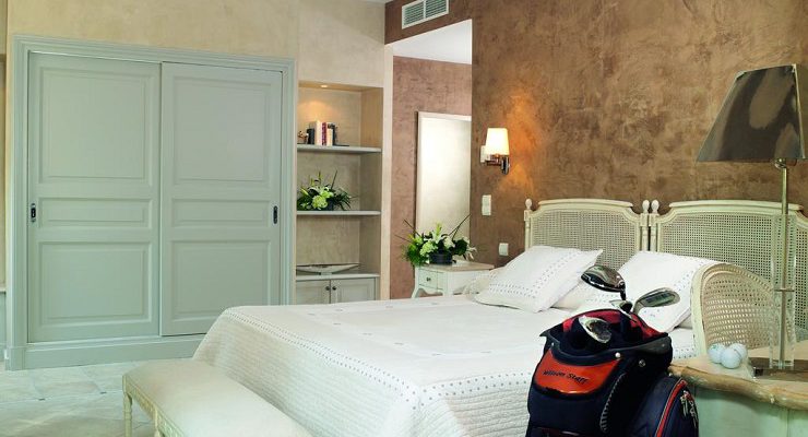 A double bedroom at Chateau de la Begude, South of France. Golf Planet Holidays