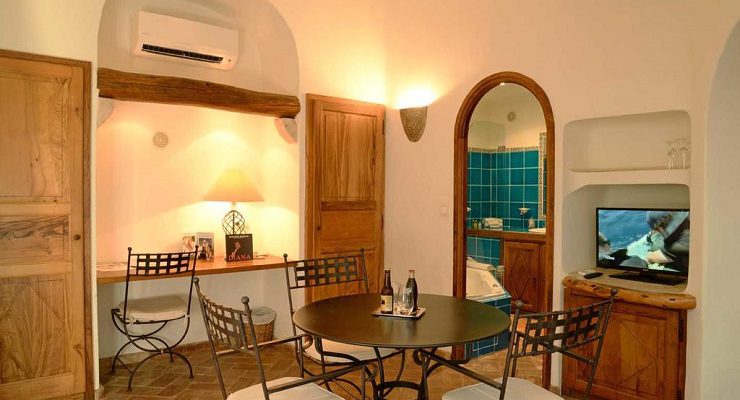 Suite space at Hotel Le Belvedere, Porto Vecchio, Corsica
