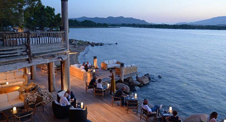 Relax by the water at Hotel Le Belvedere, Porto Vecchio, Corsica