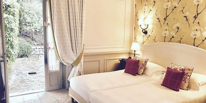 Beautiful bedrooms at Relais et Chateaux Le Mas Candille, Mougins, South of France, Golf Planet Holidays