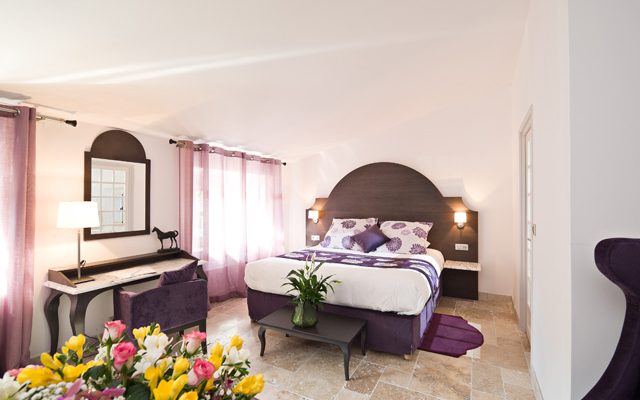 Charming bedroom at Moulin de Vernegues, Mallemort, France