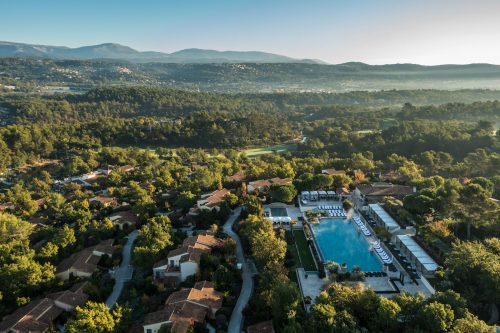 Aerial view of Terre Blanche Hotel Spa Golf Resort