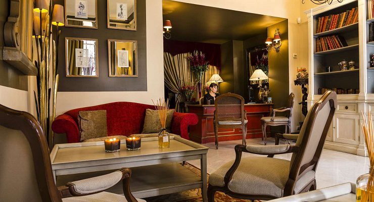 Reception at the Hotel Le Cavendish, Cannes, South of France. Golf Planet Holidays.