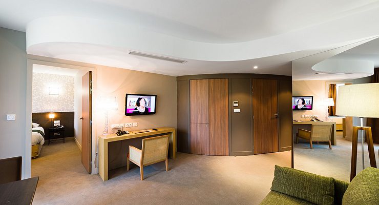 A suite at Moulin de Vernegues, Mallemort, Provence. Golf Planet Holidays.