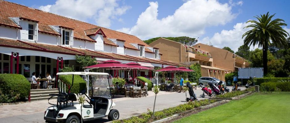 The clubhouse at Najeti Golf Hotel de Valescure, Saint Raphael, South of France. Golf Planet Holidays.