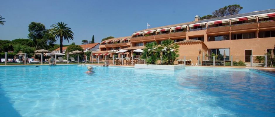 The swimming pool at Najeti Golf Hotel de Valescure, Saint Raphael, South of France. Golf Planet Holidays.