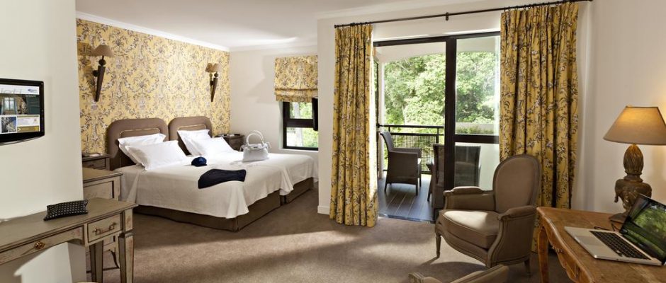 Superior bedrooms at Najeti Golf Hotel de Valescure, Saint Raphael, South of France. Golf Planet Holidays.
