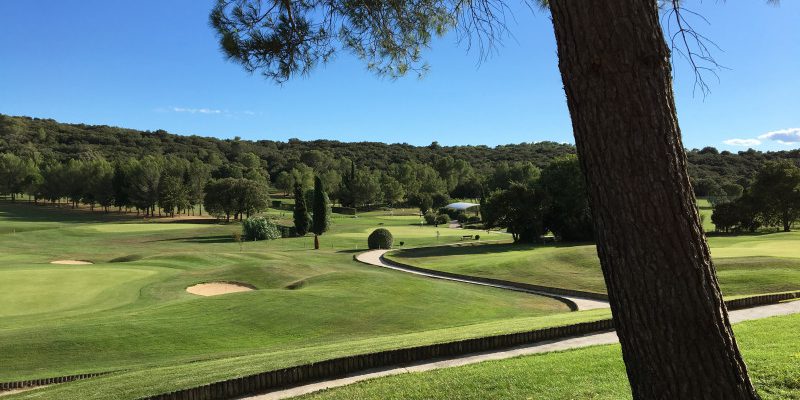 View over the course at Nimes Vacquerolles Golf Club south of, France. Golf Planet Holidays