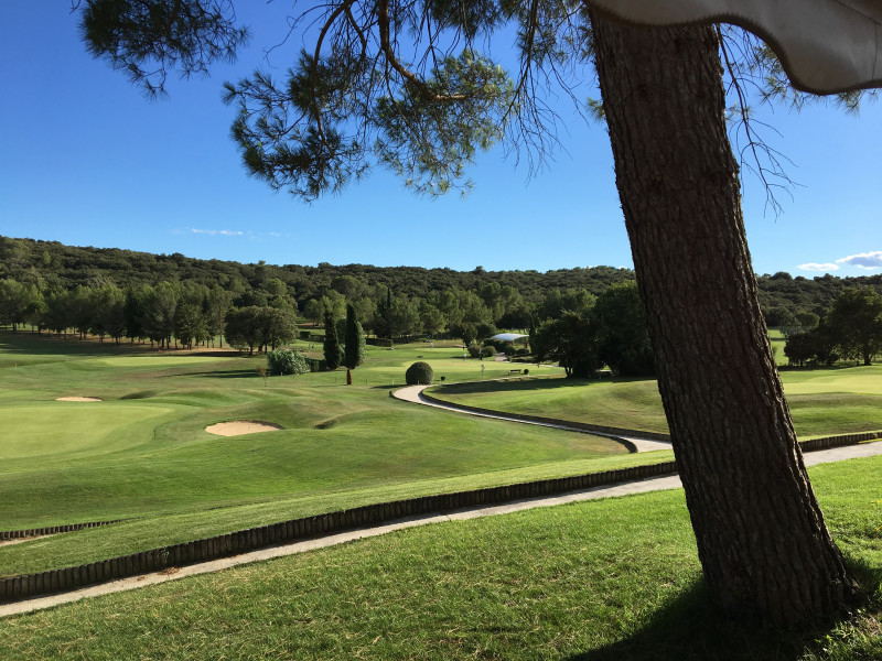 View over the course at Nimes Vacquerolles Golf Club south of, France. Golf Planet Holidays