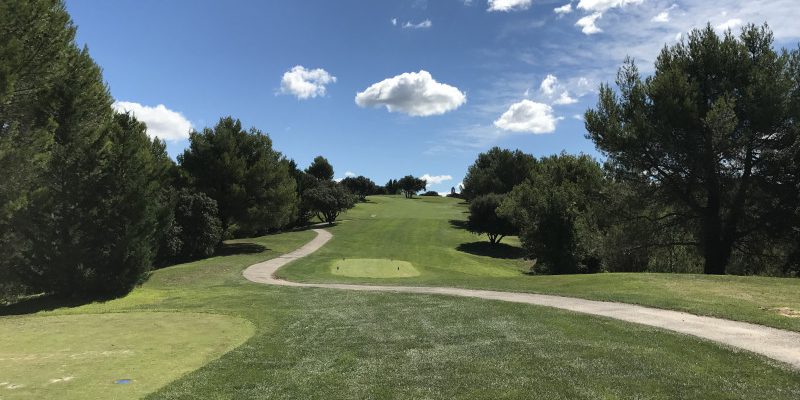 Challenging drive at Pont Royal Golf Club, south of France. Golf Planet Holidays
