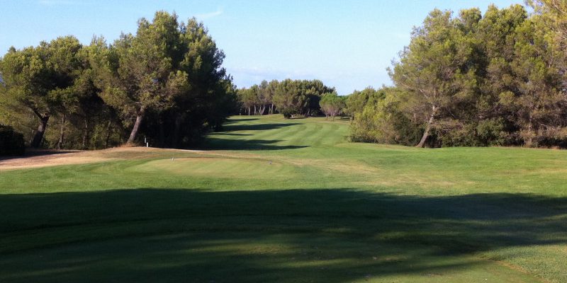 On the tee at Pont Royal Golf Club, south of France. Golf Planet Holidays
