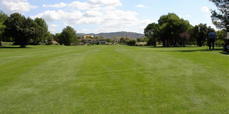 On the fairway at Pont Royal Golf Club, south of France. Golf Planet Holidays