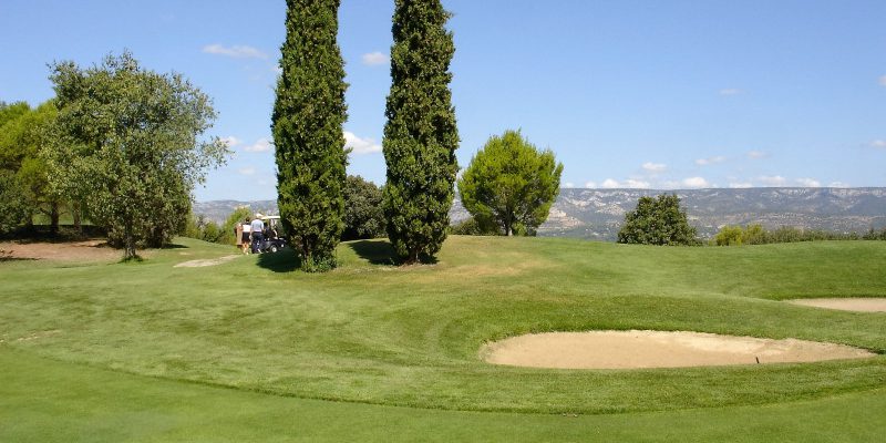 At the next tee at Pont Royal Golf Club, south of France. Golf Planet Holidays