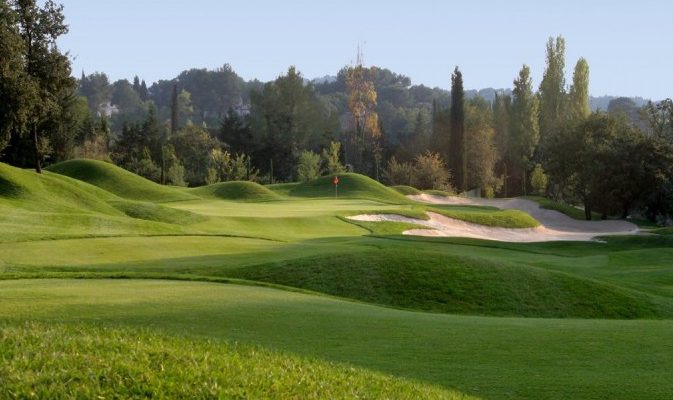 On the course at Royal Mougins Golf Resort, South of France. Golf Planet Holidays.