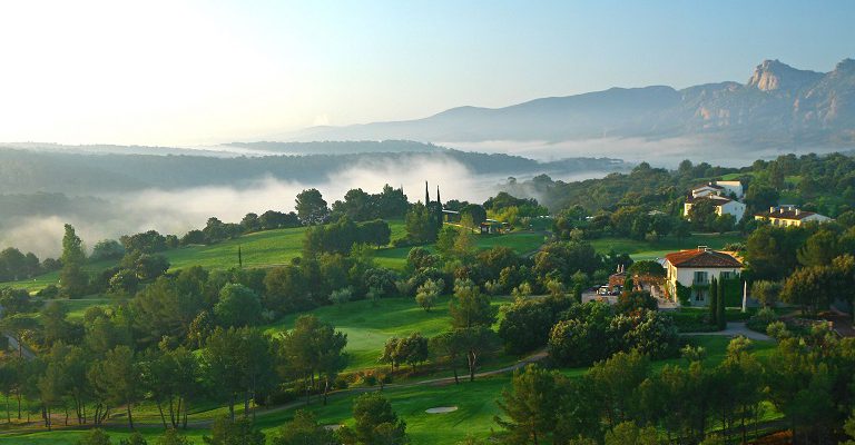 Early morning at St Endreol Golf Club, South of France