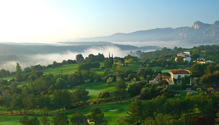 Early morning at St Endreol Golf Club, South of France