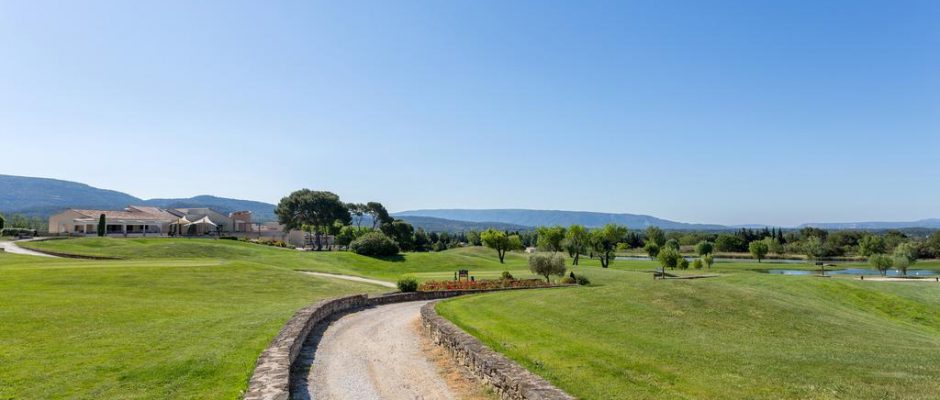 Rural landscape at Saumane Golf Club, Fontaine de Vaucluse. Provence. Golf Planet Holidays.