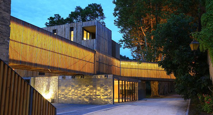 The modern side to Moulin de Vernegues, Mallemort, Provence. Golf Planet Holidays.