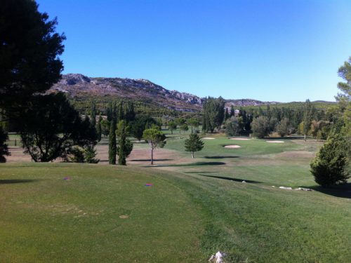 On the tee at Servanes Golf Club, south of France. Golf Planet Holidays