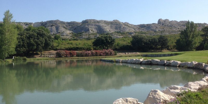 Over the water at Servanes Golf Club, south of France. Golf Planet Holidays