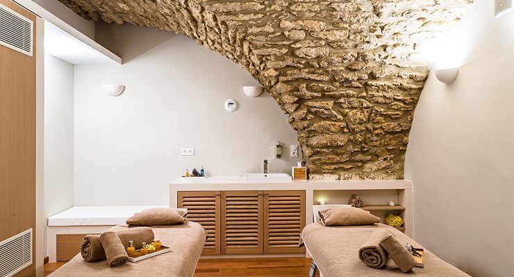 The spa at Moulin de Vernegues, Mallemort, Provence. Golf Planet Holidays.