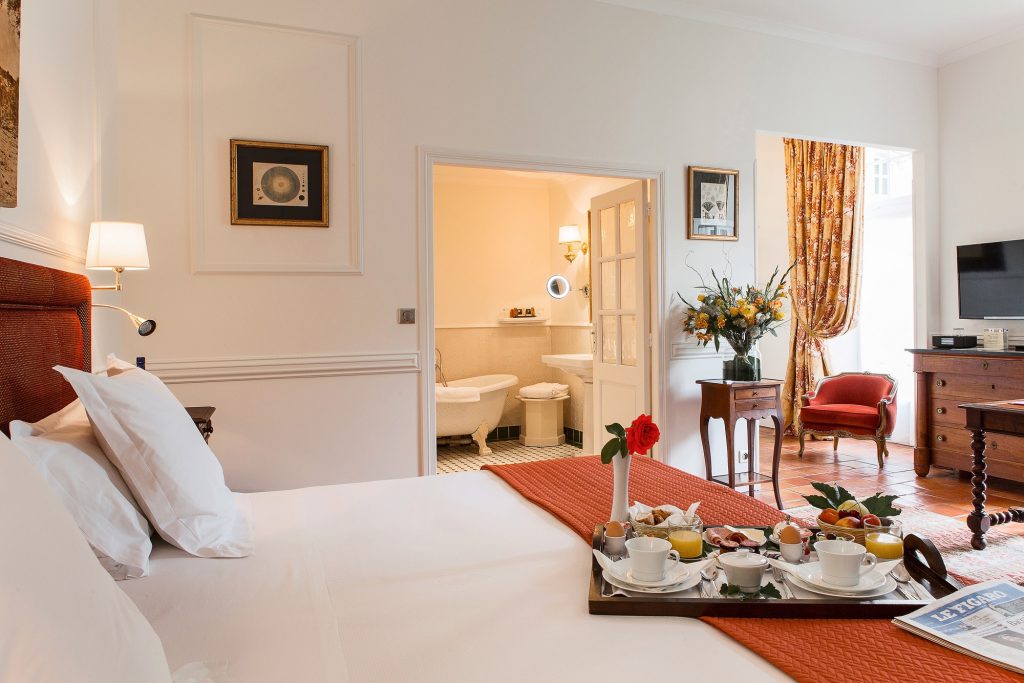 Room service at Chateau des Vigiers, Dordogne, France. Golf Planet Holidays