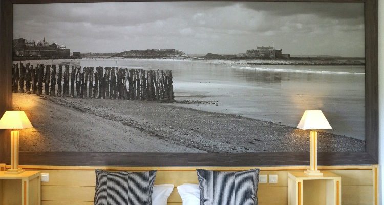 Stylish bedrooms at Golf Hotel Saint Malo, Le Tronchet, Brittany, France