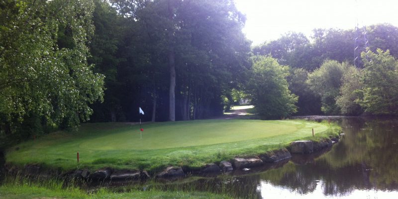 The third green at La Freslonniere, Brittany, France. Golf Planet Holidays
