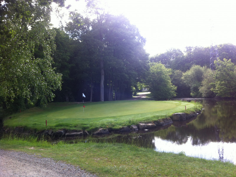 The third green at La Freslonniere, Brittany, France. Golf Planet Holidays