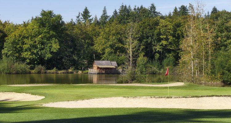 Across the water at Les Ormes Golf Club in Brittany, France. Golf Planet Holidays
