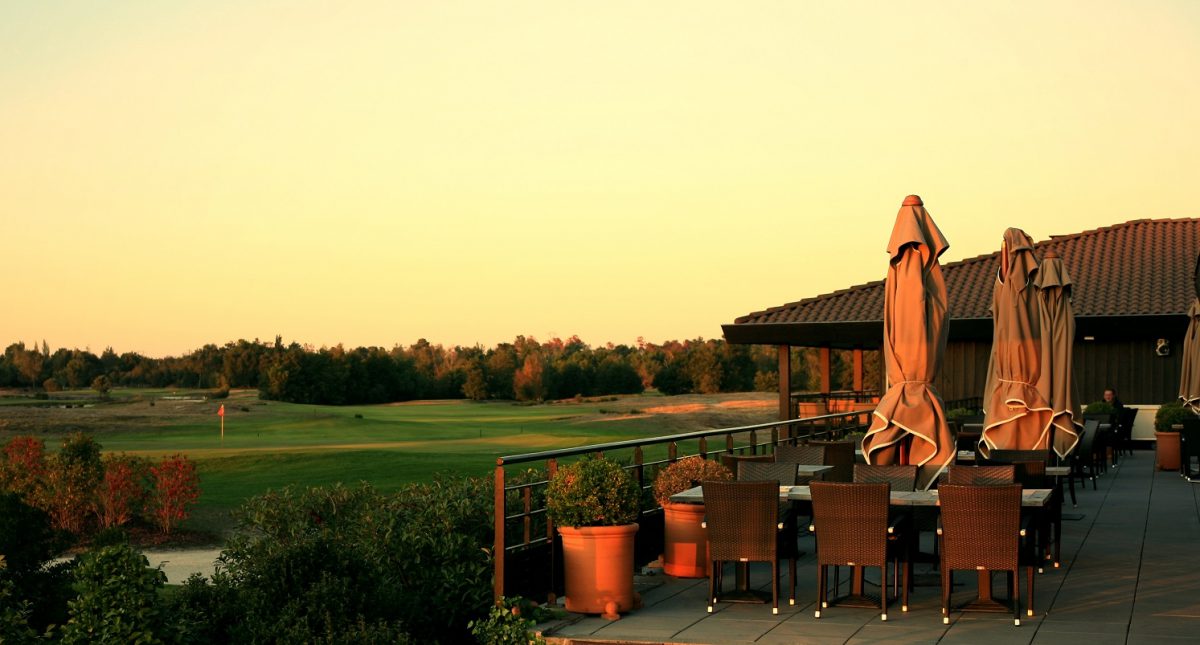 Dusk at Golf du Medoc Resort, Bordeaux, France. Golf Planet Holidays