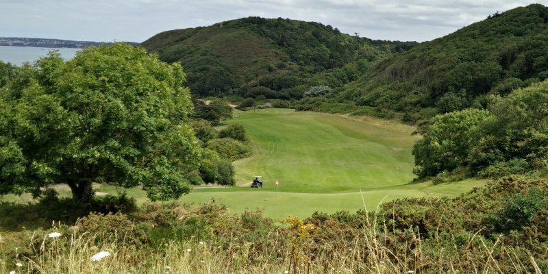 Nature on the course at Pleneuf Val Andre Golf Club, Brittany, France. Golf Planet Holidays