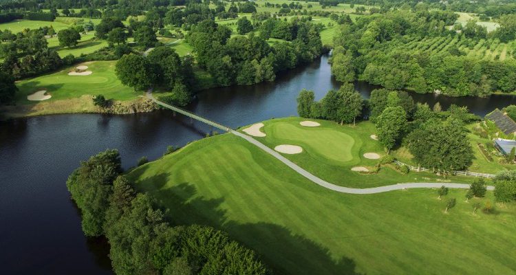 Over the bridge on Saint Malo Golf Club, Brittany, France
