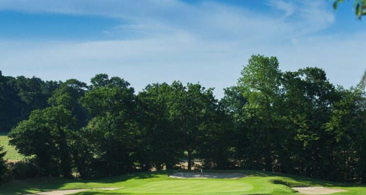 Par three at Saint Malo Golf Club, Brittany, France