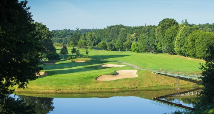 View across the course at Saint Malo Golf Club, Brittany, France