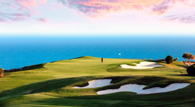 The eighth hole at PGA National Cyprus, Aphrodite Hills Resort, Cyprus
