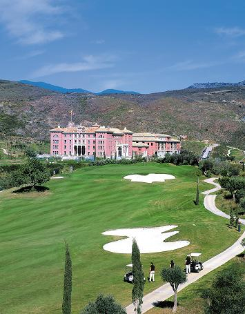 Villa Padierna hotel at Flamingos Golf Course, Benahavis, Costa del Sol, Spain. Golf Planet Holidays.