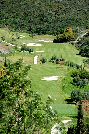 Up in the hills at Flamingos Golf Course, Benahavis, Costa del Sol, Spain. Golf Planet Holidays.