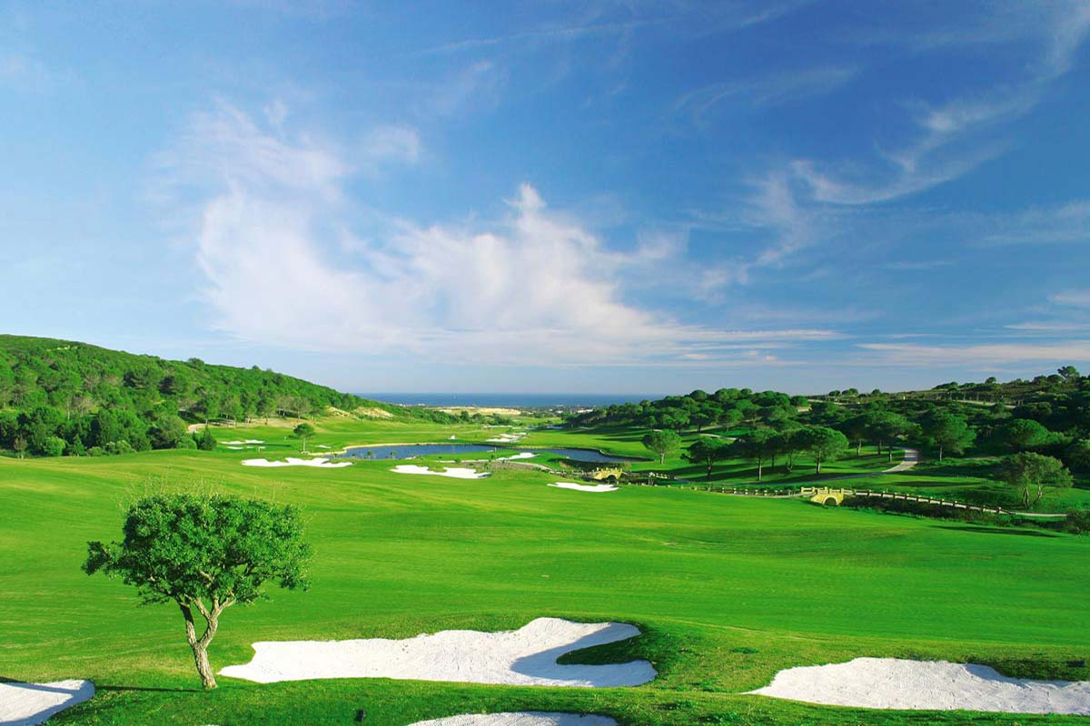 Out to sea from La Reserva de Sotogrande Golf Course. Costa del Sol, Spain. Golf Planet Holidays.