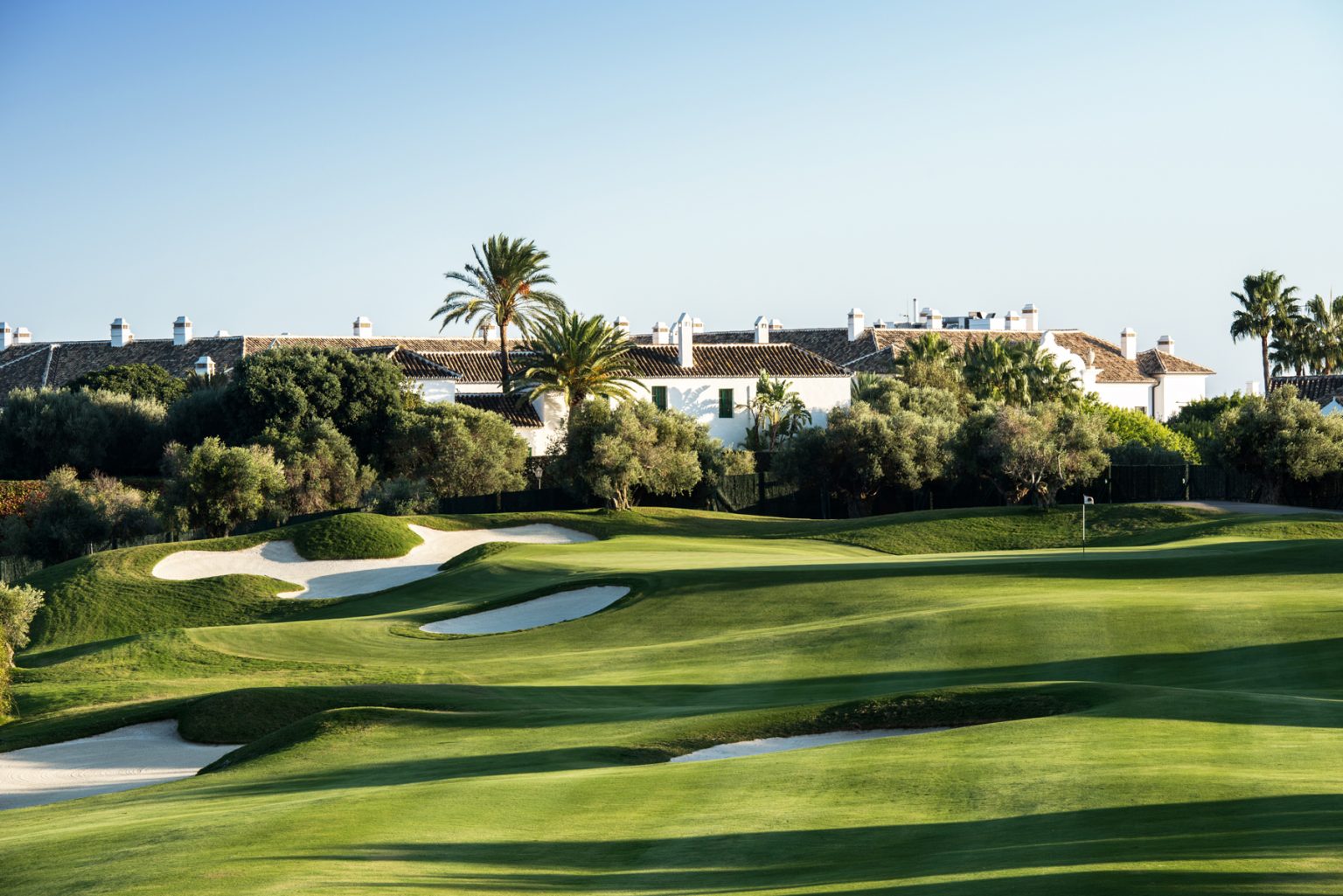 On the Finca Cortesin golf course, Costa del Sol, Spain