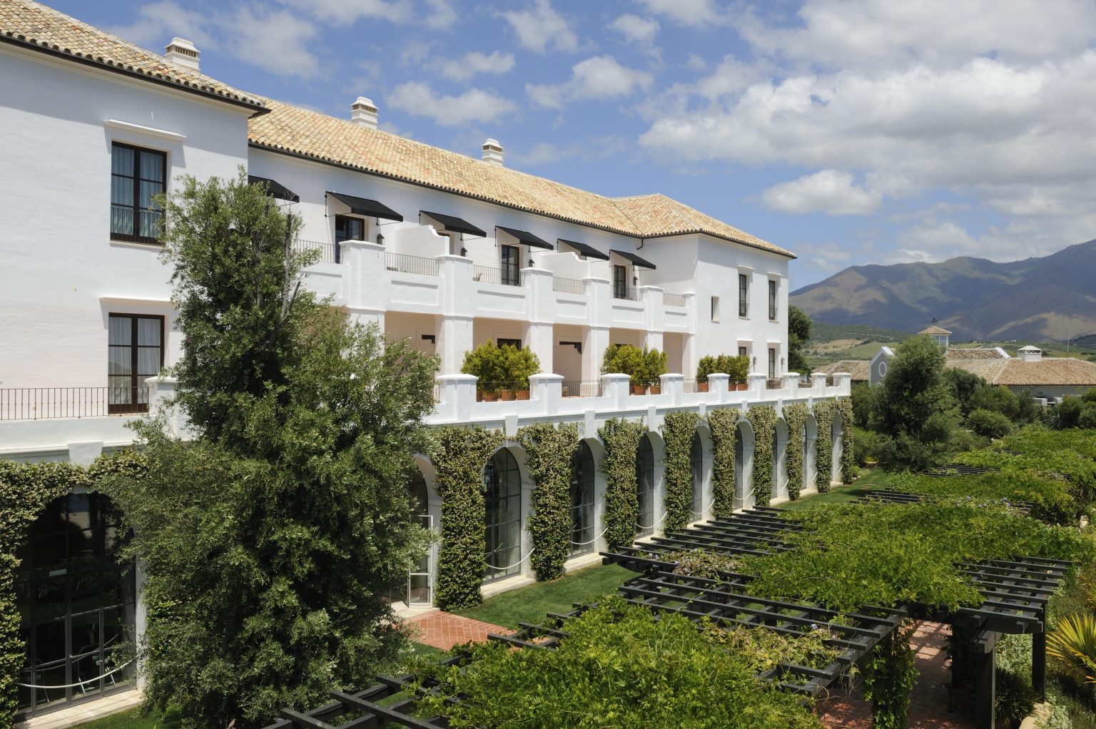 The bedroom suites at Finca Cortesin Hotel, Costa del Sol, Spain