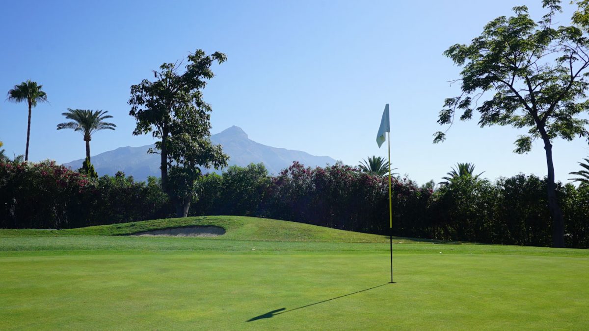 Beautiful setting for Los Naranjos Golf Course, Costa del Sol, Spain