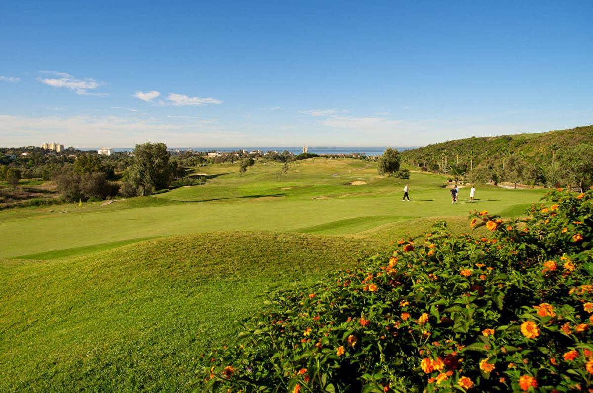 Marbella Golf and Country Club, Spain, offers tremendous views out to sea