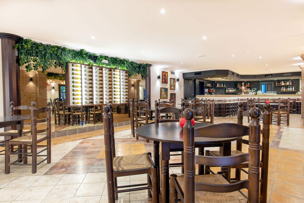 The bar at the La Cala Golf Resort Hotel, Mijas, Costa del Sol, Spain. Golf Planet Holidays.