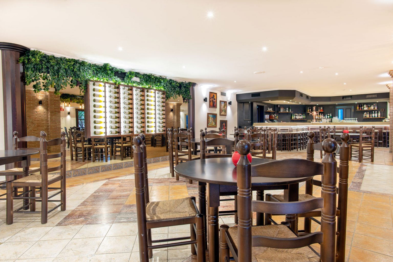 The bar at the La Cala Golf Resort Hotel, Mijas, Costa del Sol, Spain. Golf Planet Holidays.