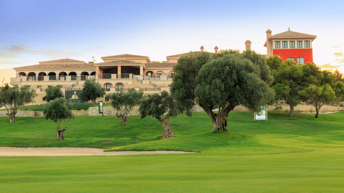 View of La Finca Golf and Spa Resort from the golf course, Alicante, Spain
