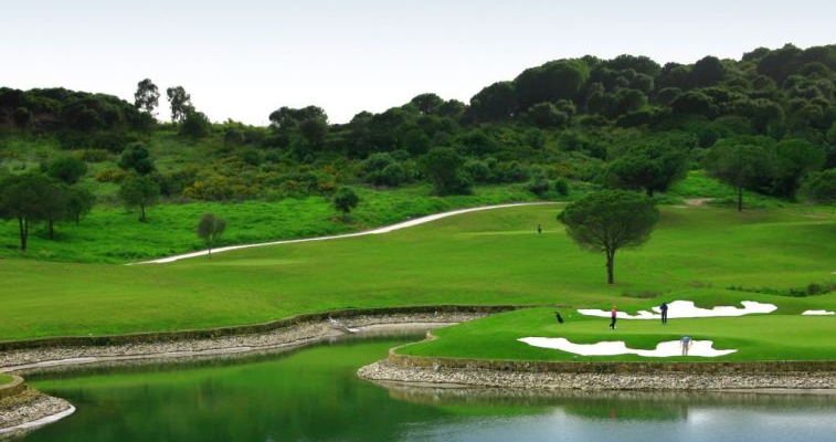 Challenging play at La Reserva de Sotogrande Golf Course. Costa del Sol, Spain. Golf Planet Holidays.