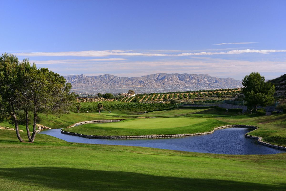 Stunning landscape of La Finca Golf Course, Alicante, Spain